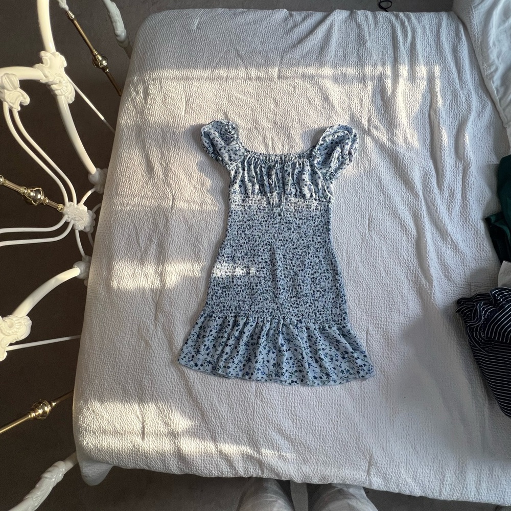 Floral Blue Women's Dress - Wild Fable